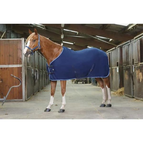 Fleece-tröja med remmar - RIDING WORLD - 4.9 - Blå - Häst