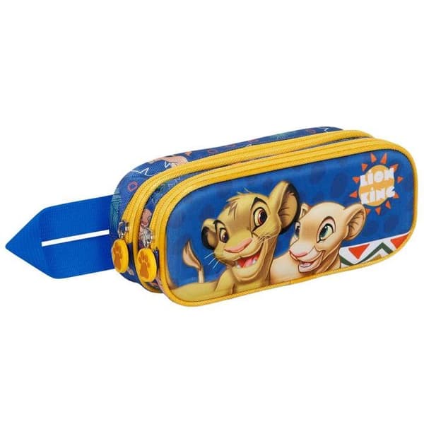 Trousse Dubbel 3D - Disney Lejonkungen Nala - Blå - One Size