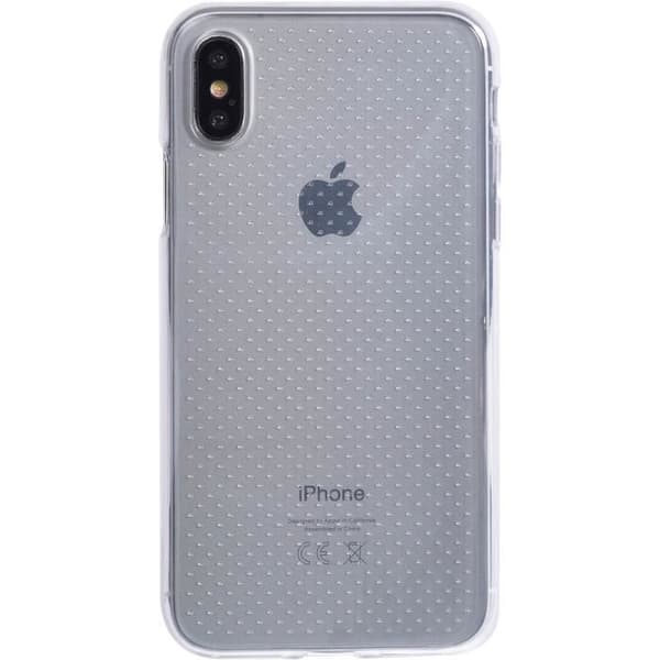 Coque - TPU - iPhone X/XS - Flexibel - Transparent - Dots