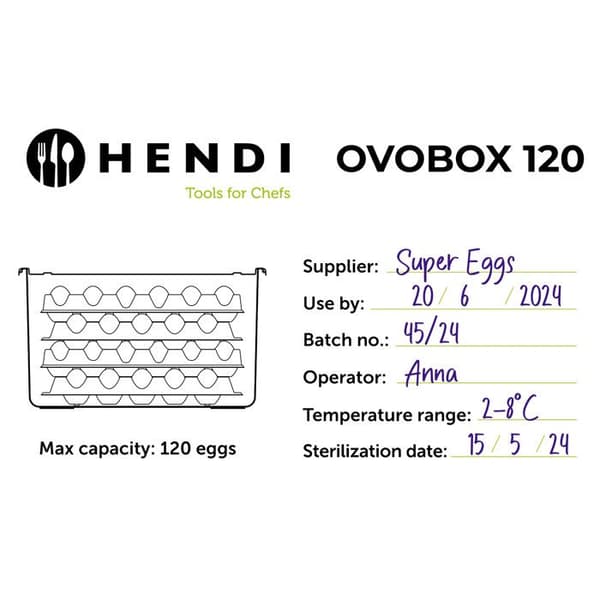 Ägglåda OVOBOX 120 GN 2/3 - Hendi