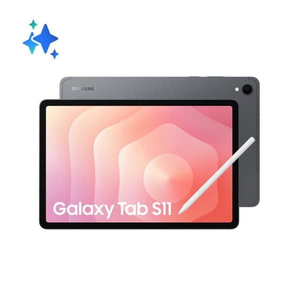 Samsung Galaxy Tab S11 Tablet 12GB RAM 128GB Grå Lång Batteritid