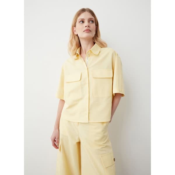 Ärmlös linneblus dam Colmar 84272ZAS5 2ZA