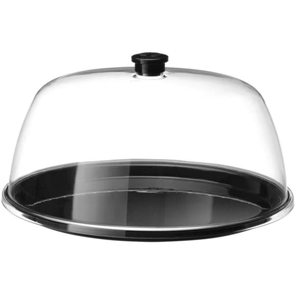 Rund presentationsfat med lock, diameter 300 mm - Hendi 203569