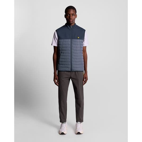Lyle & Scott hybrid väst i fleece