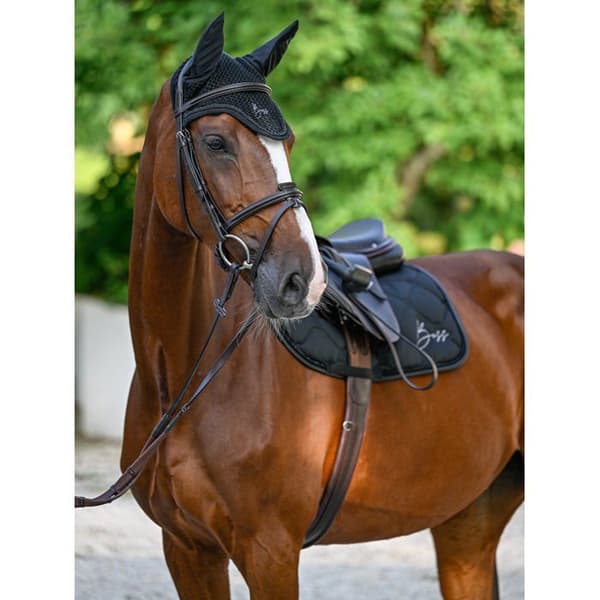 Flughuva Glitter Svart - Boss Equestrian