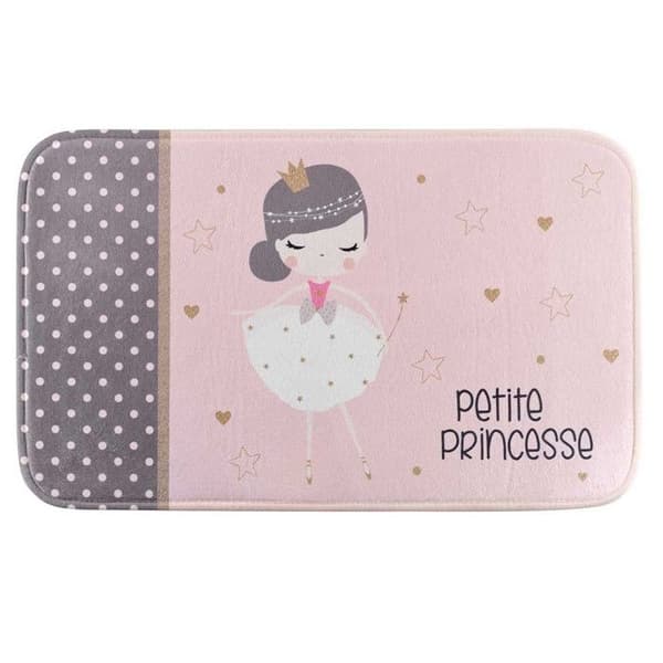 Barnmatta "Liten Prinsessa" 45x75cm Rosa