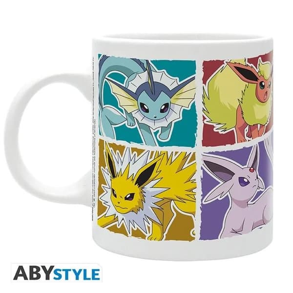 Mugg - Pokemon - Evolutions - Vit - Cylindrisk - Tål maskindisk