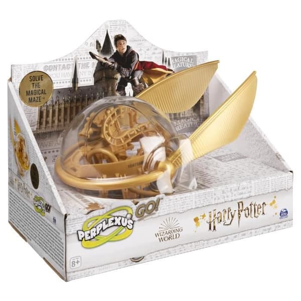 PERPLEXUS - Harry Potter Golden Snitch - 3D-samlarlabyrint 30 hinder - SPIN MASTER