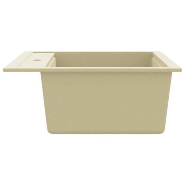 Granit diskbänk - VIDAXL - Enkel diskho - Beige