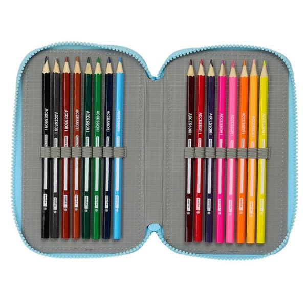 Pennfodral - Safta - Bluey - 36 stycken - Blandat - Blå