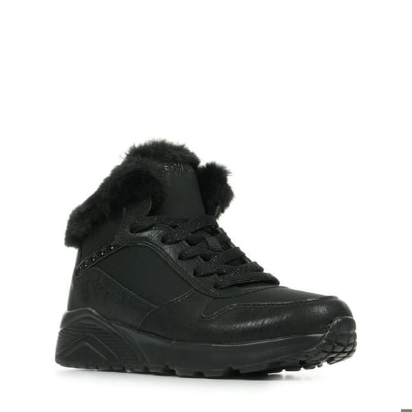 Flickskor - Svart - Skechers Uno Lite - Comfurt Collar