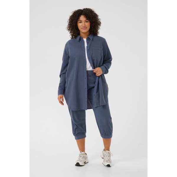 Kvinnor byxor KAFFE Curve Nana Capri