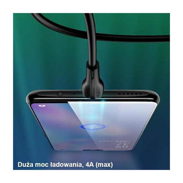 USAMS MicroUSB Laddkabel 1m Vit