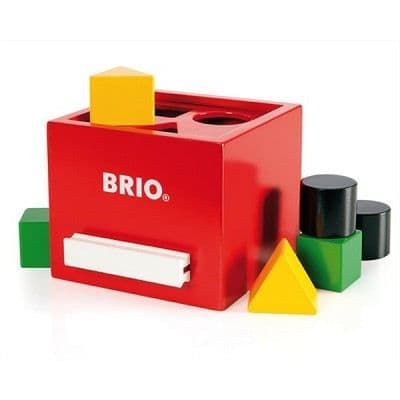 Träleksak - BRIO - Red Shape Box - Blandat - 12 månader och uppåt