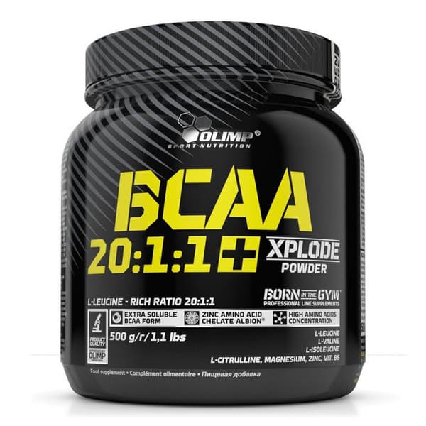 BCAA Olimp Sport Nutrition - BCAA 20:1:1 Xplode Pulver - Cola 500g