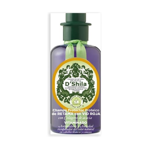 D'SHILA - Retama och Röd Vin Vit Schampo 300 ml