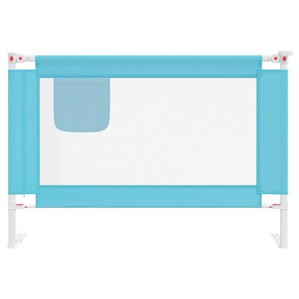 vidaXL Sängskydd för barn Blå 100x25 cm Tyg 10208