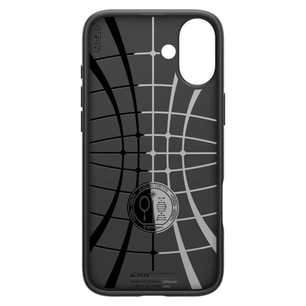 Spigen Liquid Air-fodral för iPhone 16 Plus - Matt svart