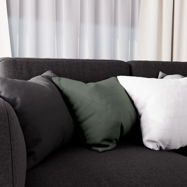 Kuddfodral 60x60 cm ADELE khaki, av Soleil d'Ocre