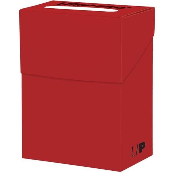 Spelaccessoar - ULTRA PRO - Deck Box Röd Solid Ultra Pro - Röd - 7.2x9.5x4.7 cm - Mixad