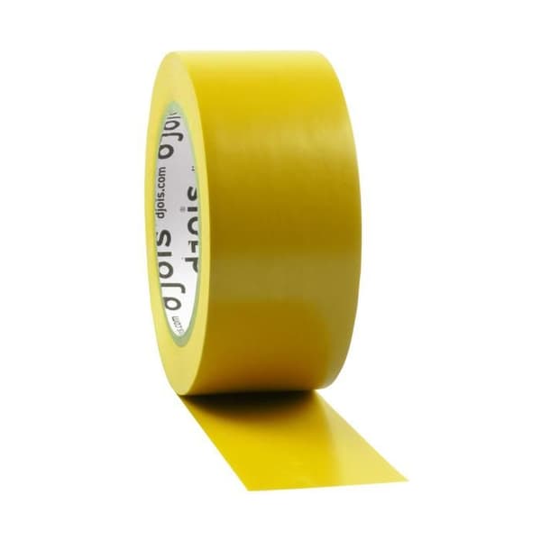 Markeringstejp - DJOIS - Standard - Gul - 33 m x 50 mm - Vinyl 150 µ