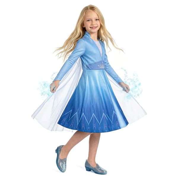 Kostym Elsa Frost 2 grundläggande flicka