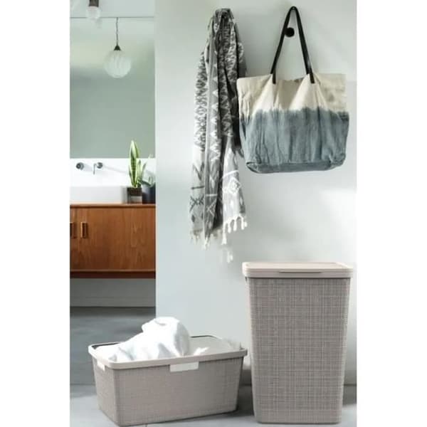 Linnedekor - 58 L - Beige & Jute - Curver