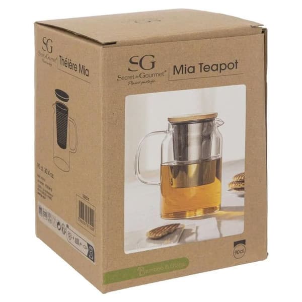 Glas Tekanna "Mia" 90cl Transparent