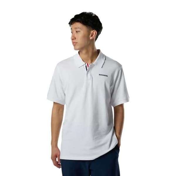 Polo Rossignol-logotyp - vit