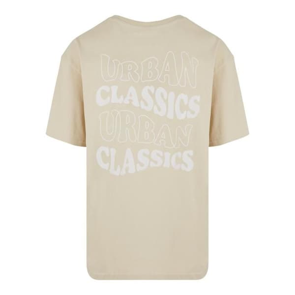 T-shirt oversize Urban Classics Weavy Logo Heavy