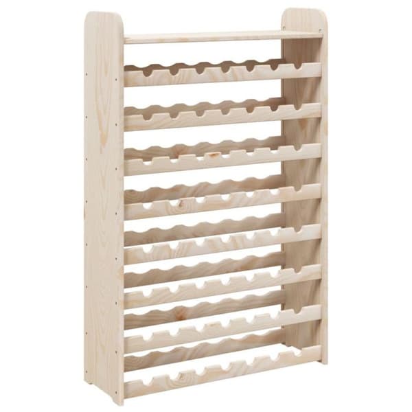 Vinställ med topppanel i massiv furu