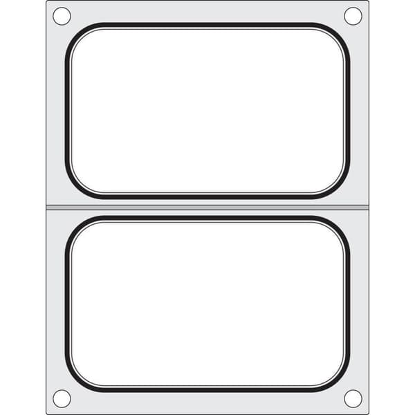 Förseglingsmatris 2x behållare 178x113 mm - Hendi