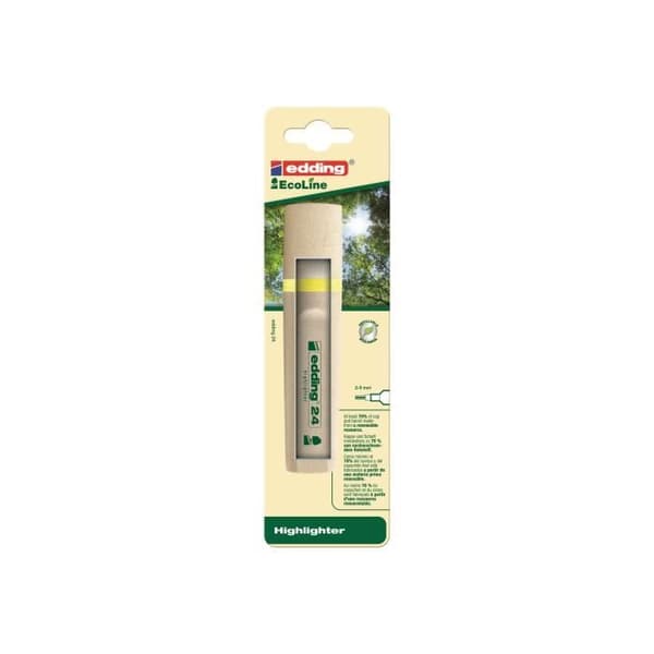 edding EcoLine 24 Highlighter gult vattenbaserat bläck 2-5 mm