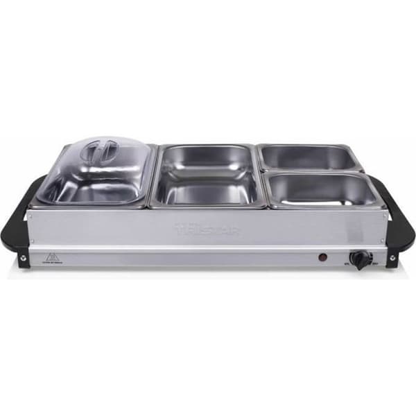 Tristar Buffévärmare 300 W 6,8 L Rostfritt stål Silver