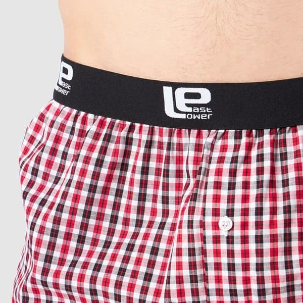 Boxer - LOWER EAST - LE215 - 6-pack - 100% bomull - Blå