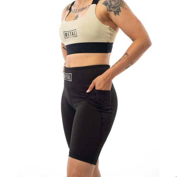 Kvinnors kompressionsshorts Metal Boxe