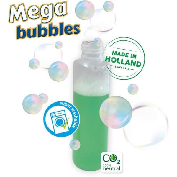 Raket och spår av bubblor