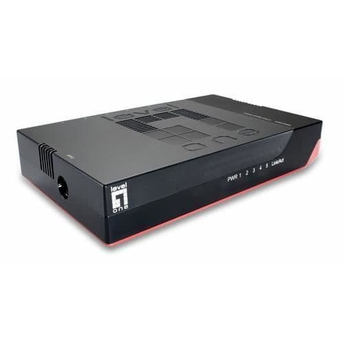 LEVELONE GSW-0507 OHANTERAD GIGABIT ETHERNET NÄTVERKSSWITCH (10-100