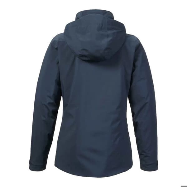 Vattentät jacka med huva för kvinnor Musto Br1 Pl Midlayer - äkta marinblå