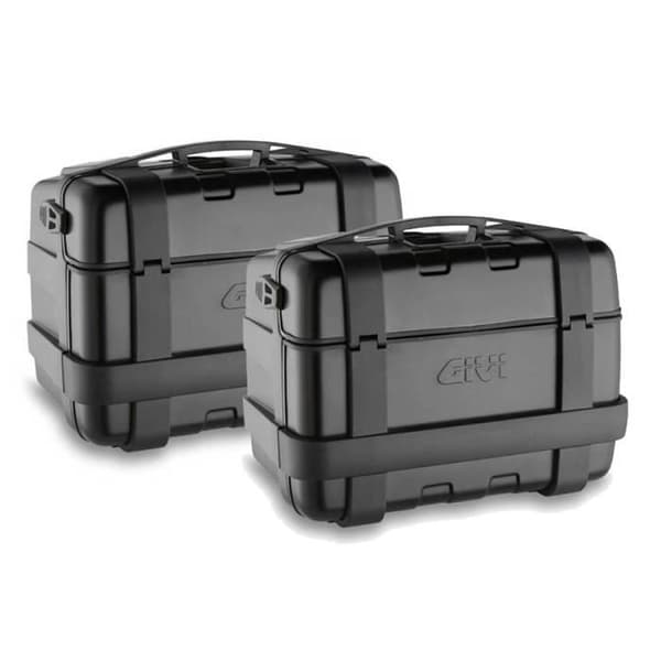 Ett par sidofodral Trekker Outback 46Lt, Svart
