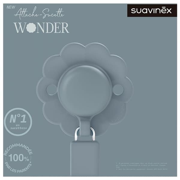 -Suavinex Fästning Napp Silikon Wonder (Modell: Blå)