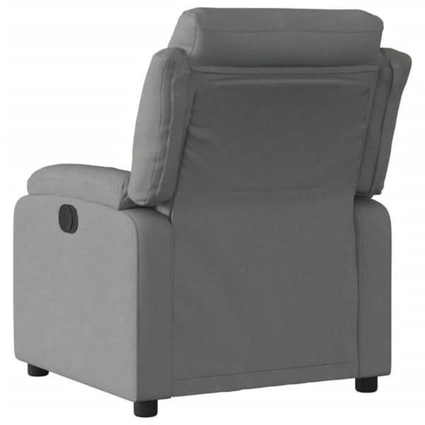 vidaXL Grått tyg recliner 3205721