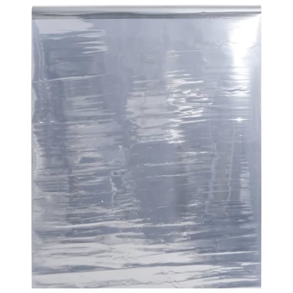 Solfilm - VIDAXL - 90x500 cm - Silver - PVC - Statisk reflekterande effekt