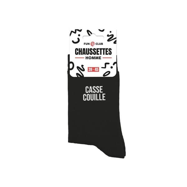 Svarta strumpor 'Casse couille' herr