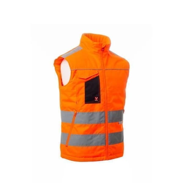 Högsynlighetsväst PAYPER WEAR Task - Fluorescerande orange/marinblå - Unisex