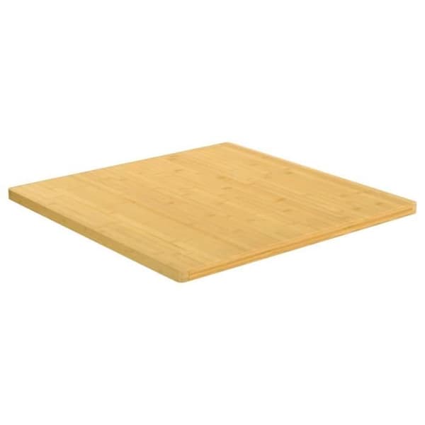 vidaXL Bordsplatta 70x70x2,5 cm bambu 352701