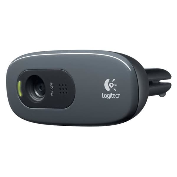 Logitech C270 HD webbkamera med mikrofon Svart