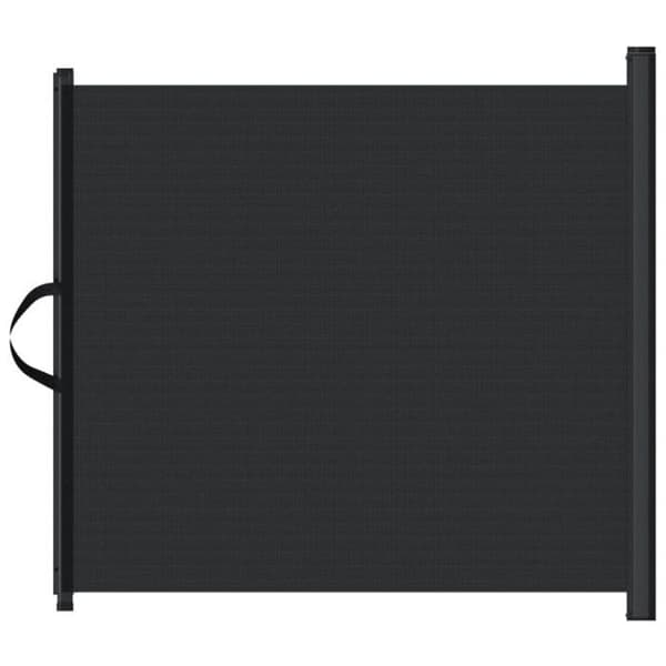 Fällbar dörr - Svart - 82,5x125 cm - Textilène - Säkerhet för hundar