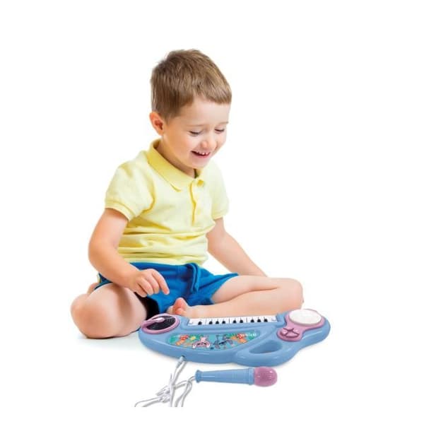 Barnens elektroniska piano Stitch med ljuseffekter