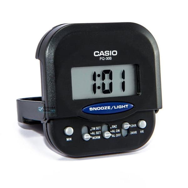 Casio - PQ-30B-1EF - Väckarklocka - Digital Quartz